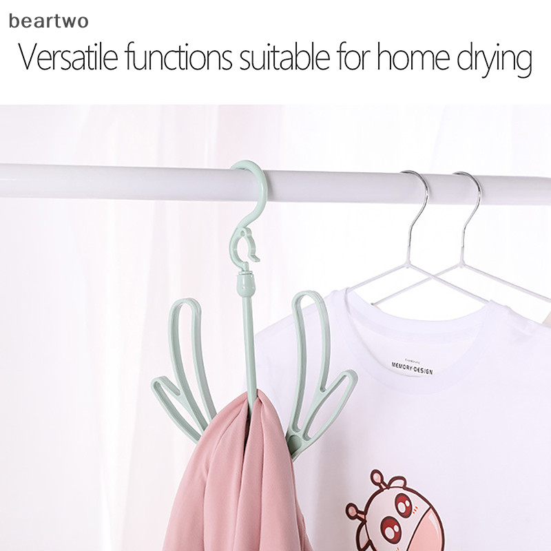 < Beartwo > al Giày Sấy Móc Treo Giá Phơi Chống Gió Xoay Ban Công Khăn Cà Vạt Treo Giày Để Bảo Quản Gia Đình Sắp Xếp Đẹp