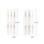 Bút pha chế dạng lỏng OLVIDO, Bút làm đầy riêng biệt 3 / 5 / 7ML có thể xoay được, Chai đựng mỹ phẩm có thể đổ lại di động Chai rỗng