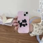 Ốp Điện Thoại Hình Mèo Ngọc Trai Dễ Thương + Chân Đế Cho iPhone 17 16 15 14 13 12 11 Pro Max X Xr XsMax 7 8 Plus SE2020