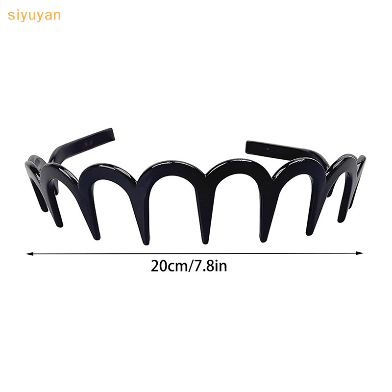 Siyuyan Lược Tóc Mới Zigzag Band Notched Woman Man Girl Quà Tặng Sinh Nhật Cứu Hộ Tóc Gãy Hiện Vật VN