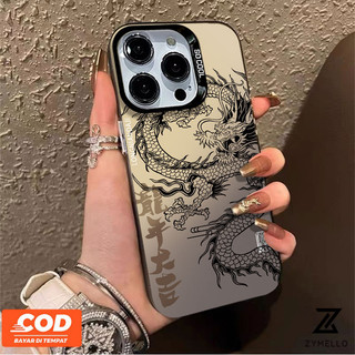 Ốp Lưng Cho OPPO Reno 15F Reno 14F Reno 13F Reno12 F Reno11 F Reno 10 Pro 5G Reno 8T Reno 8Z Reno 7Z Reno 8 Ốp Điện Thoại TPU Chống Sốc Rồng Đen