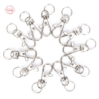 Parade 10PC Bạc Xoay Kích Hoạt Kẹp Chụp Tôm Hùm Khóa Móc Túi Móc Chìa Khóa Móc Khóa Móc Khóa Móc Khóa DIY Quà Tặng10PC Bạc Xoay Kích Hoạt Kẹp Chụp Tôm Hùm Khóa Móc Túi K