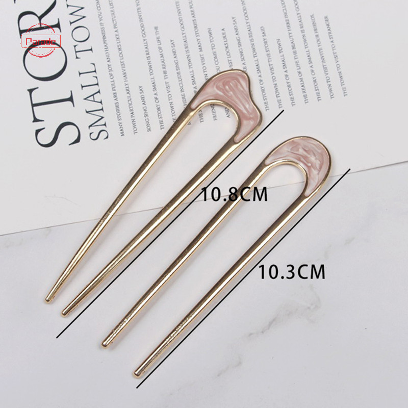 Diễu Hành Kim Loại Hình Chữ U Tóc Nữ Thanh Lịch Men Kẹp Tóc Nữ Mũ Mới VN