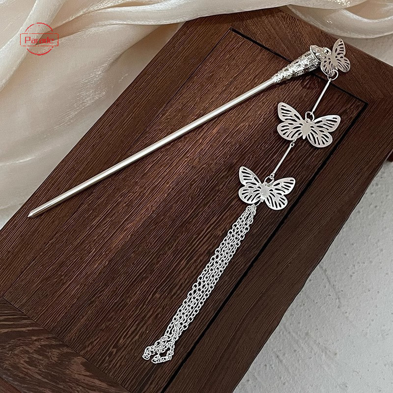 Cuộc diễu hành Phong Cách Cổ Đại sel Bước Lắc Kẹp Tóc Dính Trung Quốc Hanfu Tóc Trang Trí Mũ Đội Đầu Phụ Kiện Tóc Chân Tóc VN