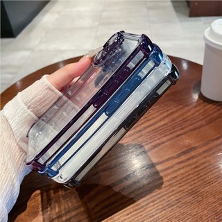 Ốp Lưng Chống Sốc Mạ Sang Trọng Cho iPhone 16 15 14 Plus 13 12 11 Pro Max Silicon Mềm TPU Giáp Ốp Lưng Trong Suốt