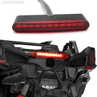 Lookshow Đèn Phanh Sau Xe Máy Mini 12V 11LED Đuôi Dừng Đèn Cho Bụi Bẩn Xe Đạp Xe Máy Biển Số Đèn Trang Trí X2Z8