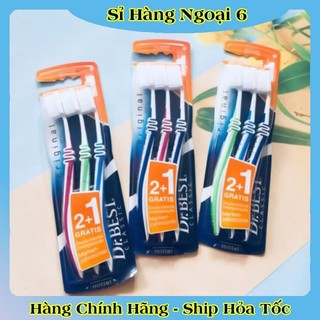 Bàn chải đánh răng DR Best set 3 chiếc - Hàng nội địa Đức