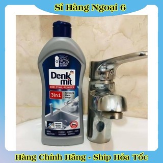 Dung dịch tẩy rửa inox Denkmit Edelstahlreiniger 3in1 300ml của Đức - Date mới nhất