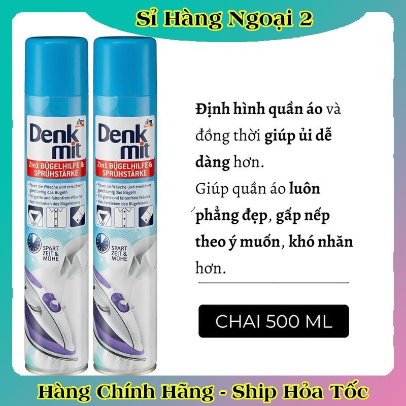 Nước, Xịt Thơm Là Quần Áo Denkmit Dung Tích 1 Lít - Hàng nội địa Đức