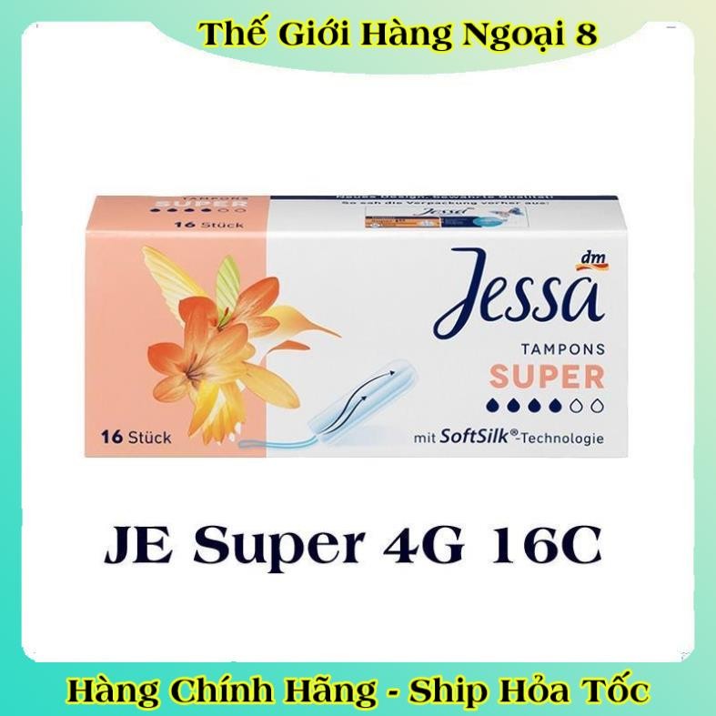 Băng vệ sinh Tampon Jessa hộp đủ size - Hàng Nội Địa Đức
