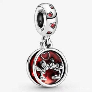 Hạt bạc Sterling 925 Mới Vòng tay chuỗi hoa cúc động vật phụ kiện tự làm đính cườm Mặt Dây Chuyền Hạt rời
