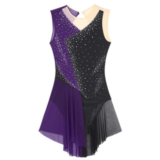 Yhong Nữ Không Tay Váy Leotard Người Lớn Đầm Khiêu Vũ Thể Dục Body Thể Dục Cho Hình Trượt Băng
