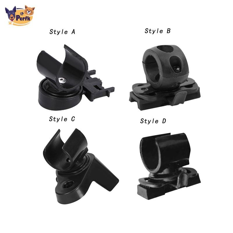 Giá đỡ đèn pin gắn mũ bảo hiểm màu đen, lắp đặt dễ dàng, phụ kiện mũ bảo hiểm