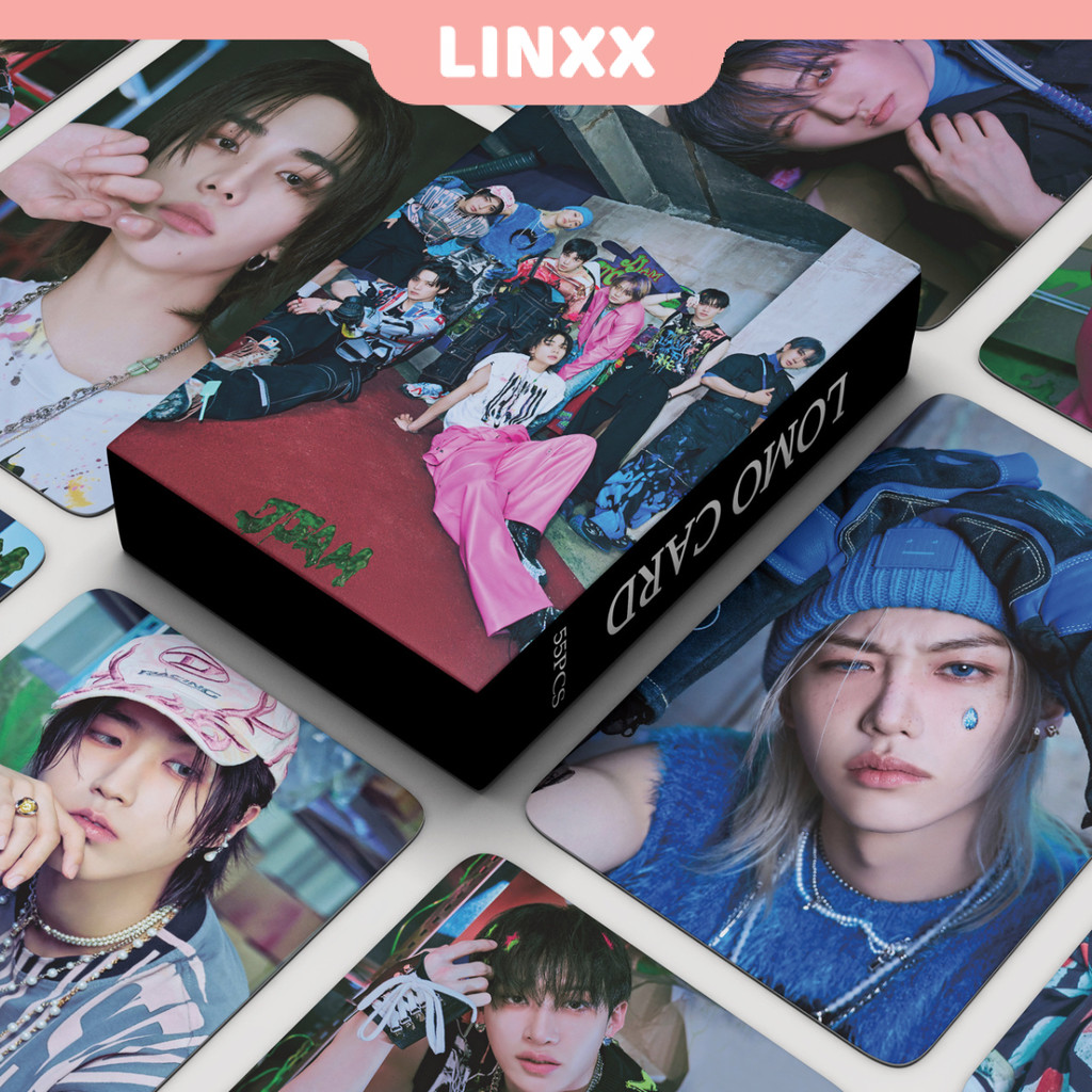 Linxx 55 Chiếc Stray Kids JJAM Album Lomo Card Kpop Photocards Bưu Thiếp Series