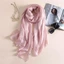 Khăn choàng chống nắng TOPTOOLCX nữ, quấn đầu linen trơn màu tinh khiết, khăn foulard lớn