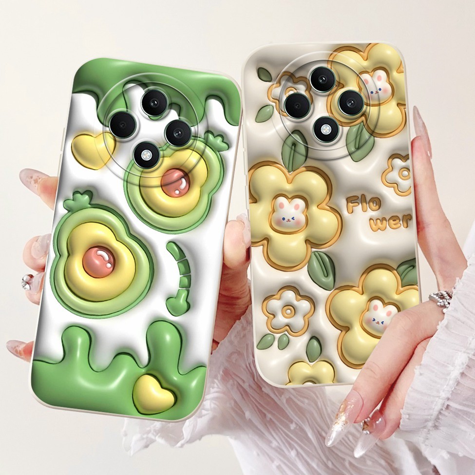 Ốp lưng Oppo Reno 12F 5G CPH2637 Thời trang dễ thương Cô gái ngộ nghĩnh Gấu trúc Cat Cover Oppo Reno12 F 5G Ốp điện thoại