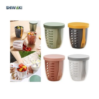 Cốc Salad có nĩa Hộp đựng trái cây tươi cho ngũ cốc trái cây sữa chua