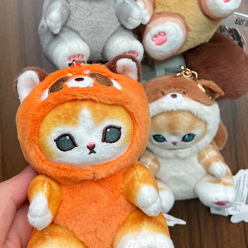 Mofusand Mèo Búp Bê Dễ Thương Kawaii Móc Khóa Mặt Dây Chuyền Mô Hình Bộ Sưu Tập Để Bàn Trang Trí Đồ Chơi Bé Gái Búp Bê Sinh Nhật