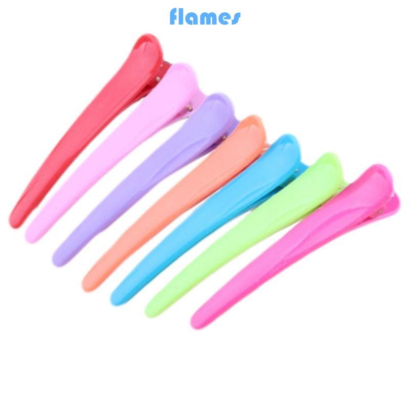 Fl 1 Kẹp Tóc Mỏ Vịt Để Tạo Kiểu Nhiều Màu Sắc Nhựa Neon Thạch Kẹo Màu Cá Sấu Kẹp Tóc Barrettes Cho Nữ Gi