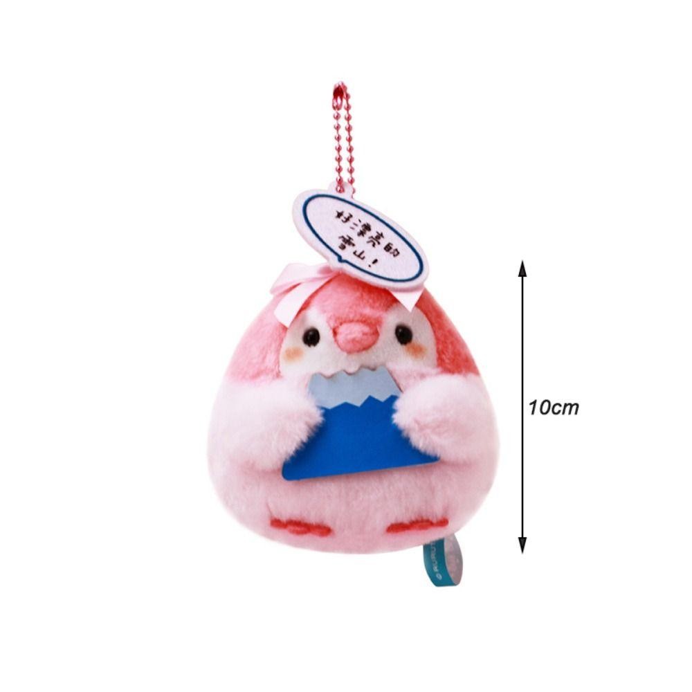 Mặt dây chuyền túi THFENG, Ba lô hoạt hình Charm Cross-dressing Penguin Doll Móc khóa, Quà tặng dễ thương cho trẻ em sang trọng Móc khóa động vật nhồi bông nhỏ