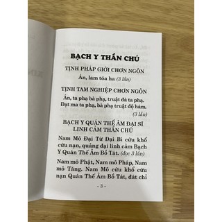 Sách - Kinh Bạch Y Cứu Khổ - Chú Đại Bi - Chú Chuẩn Đề ( bìa mềm)