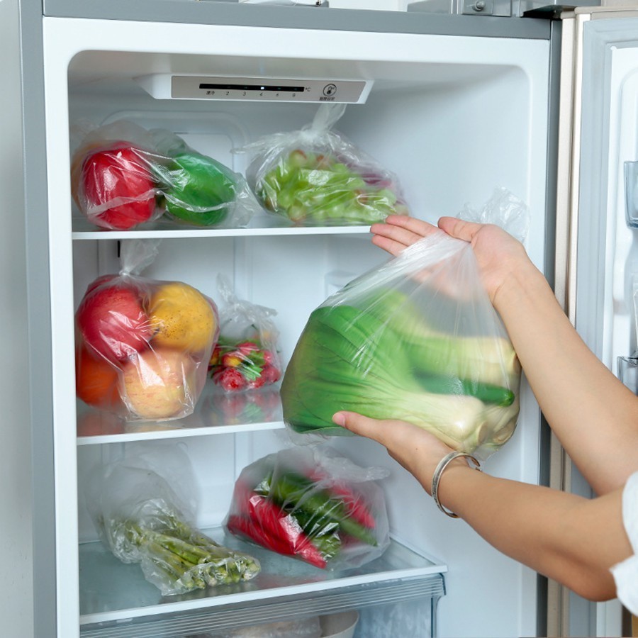 Túi đựng thực phẩm, bọc đồ ăn tự hủy sinh học An Lành an toàn trong suốt nhiều kích thước FE123