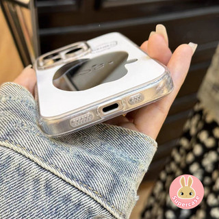 Ốp điện thoại trong suốt gương ma dễ thương cho Honor 90 Lite X9B X9 X8 X8A X8B X7B X7A X6A X50 X40 GT Pro X6 X6S X50i X40i X30i X30 X5 2023 5G 4G Vỏ điện thoại mềm chống sốc