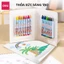 Bút sáp màu Colorkids Deli - Hộp màu sáp học sinh 10 màu, tăng kích thước bút, không độc hại, tô màu cho bé