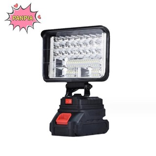 Pnpia Cho 18V Li-ion LED Đèn Làm Việc 3 / 4 Inch Đèn Pin Di Động Khẩn Cấp Lũ Cắm Trại Ánh Sáng Boutique