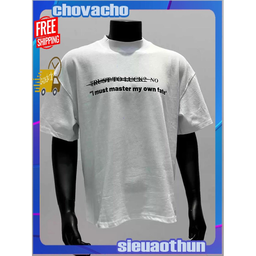 Áo thun Stee Cổ tròn TRUST TO LUCKY Localbrand ICVCVNI Unisex