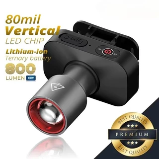 Ipx4 Chống Nước 3 Chế Độ Chiếu Sáng Zoomable Type-c Sạc Đèn Pha LED Siêu Sáng Đa Năng Đèn Pha Di Động Cho Cắm Trại Đi Bộ Đường Dài Sửa Chữa