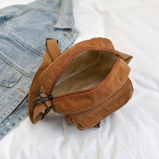 Túi xách vuông nhỏ VOIDLESS, Túi đeo vai nhiều lớp vải nhung, Phụ kiện du lịch có dây kéo đa năng dành cho nữ