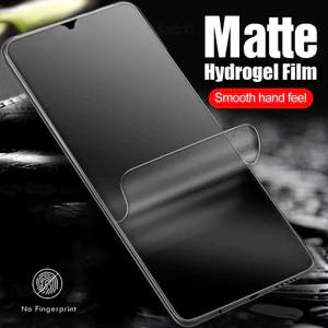 600D Full Cover Matte Frosted Soft Hydrogel Film Cho Samsung S24 S23 S22 S21 S20 Note10 Plus Ultra FE 4G 5G Note9 Note8 Chống Trầy Xước Bảo Vệ Màn Hình Điện Thoại Chống Cháy Nổ