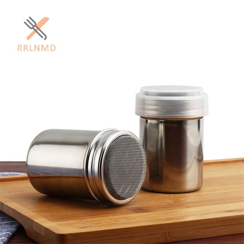 Rrlnmd > Máy lắc sô cô la bằng thép không gỉ Icing Sugar Powder Bột ca cao Máy pha cà phê MỚI