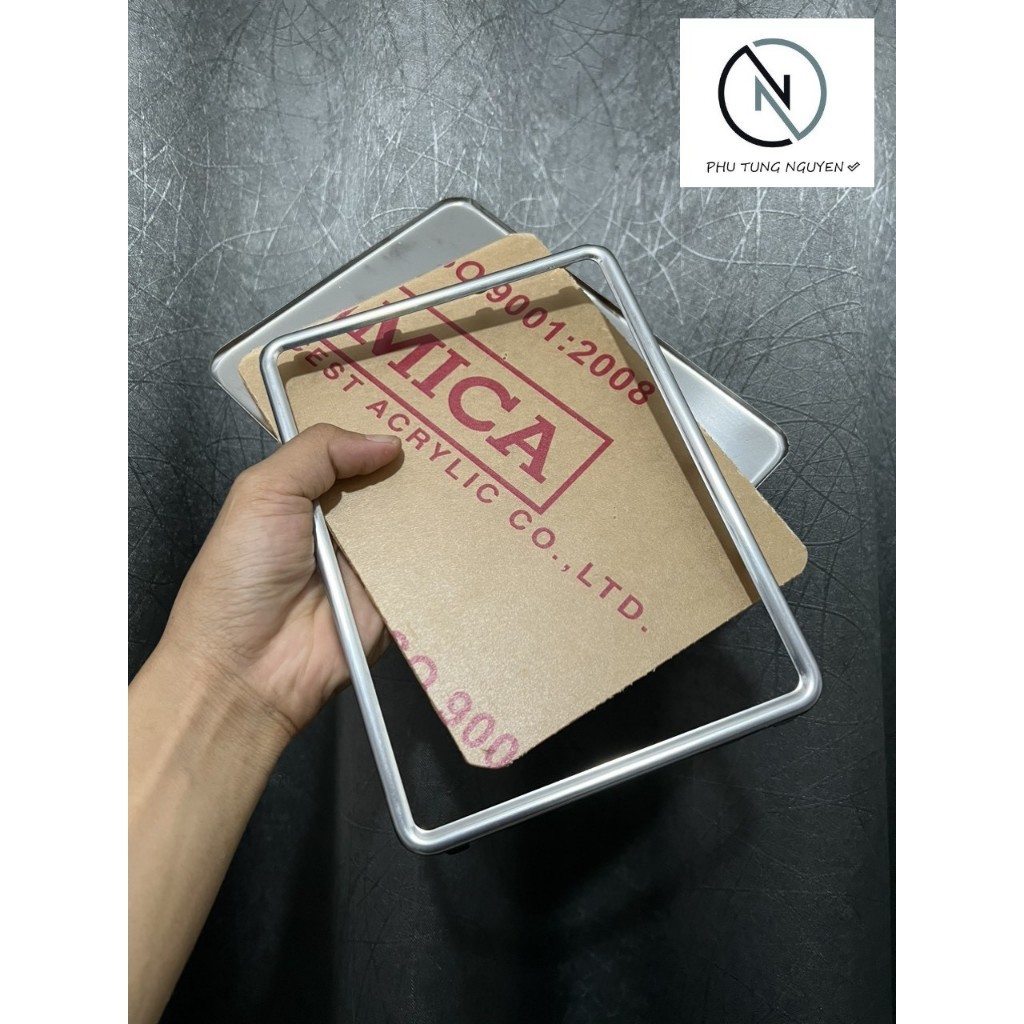 Bộ khung biển số inox gắn cho nhiều dòng xe máy cao cấp | Shopee Việt Nam