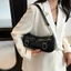 SA Túi đeo nách nữ sành điệu với không gian lấp lánh Túi đeo vai bằng da PU Đảng Satchel Túi xách Phụ kiện thời trang thông thường