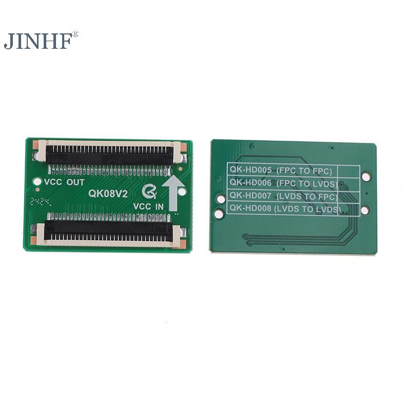 Jinhf Màn Hình LCD Thay Thế Màn Hình LCD Bộ Chuyển Đổi Tín Hiệu Ban QK0801A 0802A 0802B Cáp Kết Nối Bộ Chuyển Đổi Ban Phụ Kiện Sửa Chữa HOT