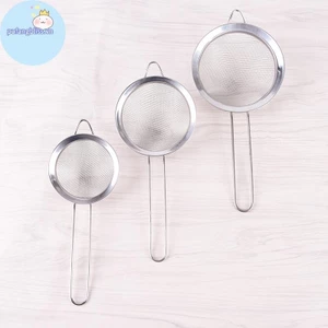 Pufangbliss Nhà Bếp Dây Thép Không Gỉ Lưới Mịn Lọc Dầu Bột Rây Lọc Sifter SàngNhà Bếp Thép Không Gỉ VN