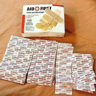 Băng dính y tế dán vết thương aid urgo hộp 100 miếng tiệt trùng tiện dụng dễ dùng