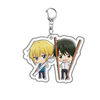 Anime Sasaki And Miyano Keychain Cosplay SASAKI SYUUMEI MIYANO YOSHIKAZU Pendant Car Key Ring Bag Acc