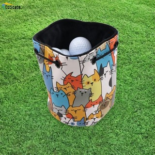 Túi đựng bóng golf in hình mèo graffiti, chống mài mòn và chống nước