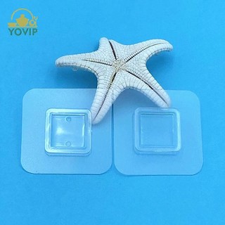 YOVIP 1 Cái Móc Treo Tường Tự Dính Trong Suốt Dây Kệ Treo Tường Miếng Dán Cố Định Bên Miếng Dán Cho Nhà Bếp Phòng Tắm Tiện Ích VN