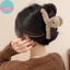 Sund Sữa Mềm Màu Cà Phê Series Lông Tơ Sang Trọng Back Updo Vuốt Tóc Ấm Lớn Sang Trọng Kẹp Barrettes Vuốt Tóc VN