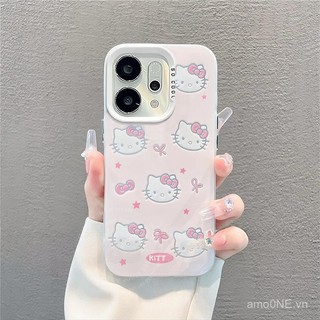 Ốp điện thoại OPPO Reno 14 5G OPPO Reno 14 Pro 5G Vỏ nơ dễ thương Vỏ chống sốc Kitty màu hồng có gương Giá đỡ điện thoại Vỏ điện thoại cứng mờ sang trọng dành cho nữ sinh viên Lady T80B