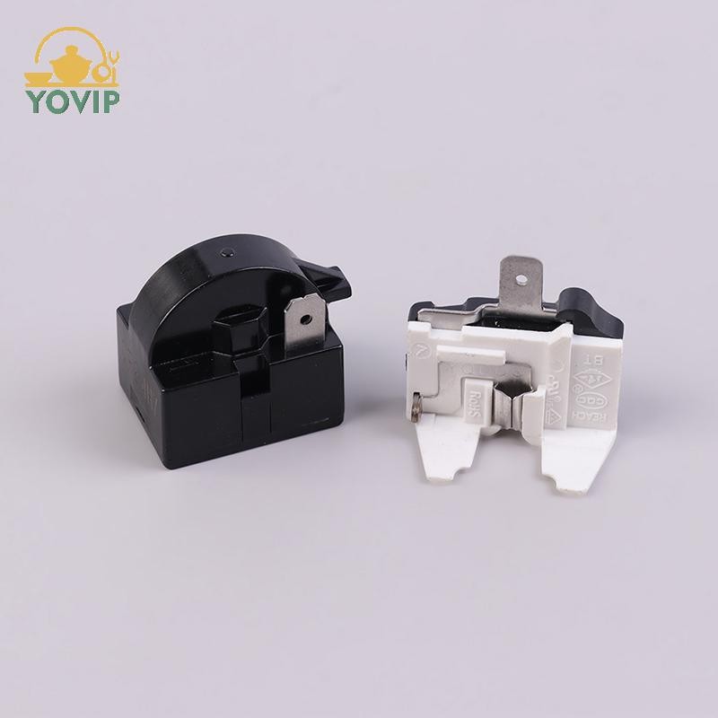 YOVIP 2 Chiếc QP2-4.7 PTC Khởi Động Rơ Le 1 Pin Rơ Le Khởi Động Tủ Lạnh Và 6750C-0005P Tủ Lạnh Quá Tải Bảo Vệ VN