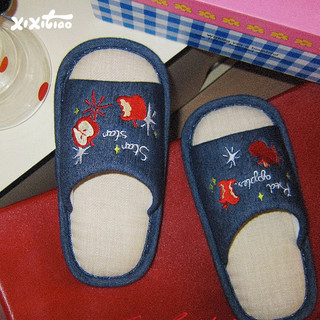 Xixitiao Mùa Xuân Mùa Hè Thời Trang Hút Mồ Hôi Thoáng Khí Sáng Tạo Đỏ Apple Home Cotton Dép