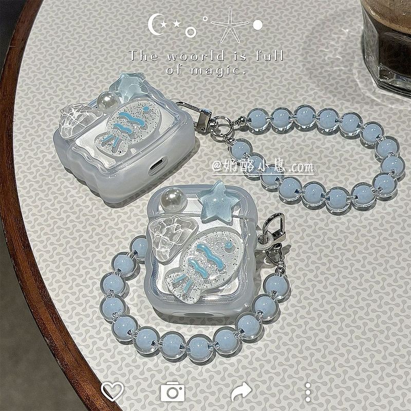 Vỏ tai nghe Bluetooth Apple Blue Fish