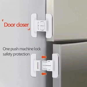 Mới 2 Cái Nhà Tủ Lạnh Khóa An Toàn Tủ Lạnh Tủ Đông Khóa Cửa Đa Năng Khóa An Toàn Trẻ