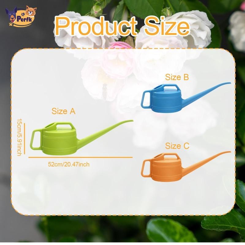Bình tưới cây ngoài trời trong nhà 2.4L Đồ dùng làm vườn lớn Vòi dài