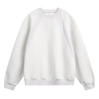 Áo len nam dáng rộng kiểu Mỹ, cổ tròn màu trơn